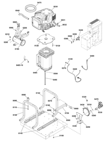 Power Group Diagram and Parts List for 040628-01  Briggs and Stratton Generator